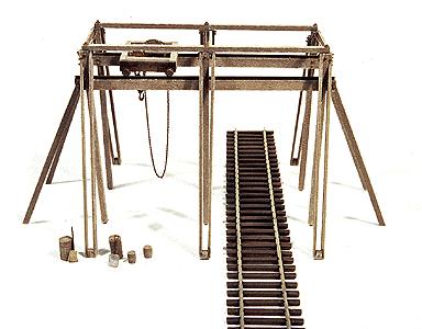 Durango Press DP-73 HO Traveling Crane 4-1/2 x 3-5/8 11.5 x 9.2cm Kit