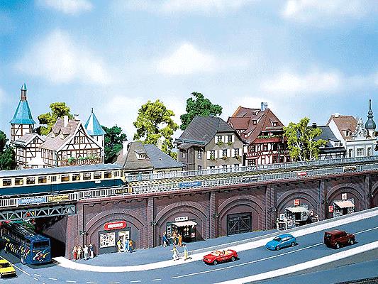 Faller 272577 N Scale Arcades w/Shops Kit