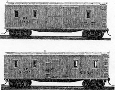 Tichy 2704 N Scale Work (Wreck) Train Set Plastic Kit (Set of 4)