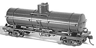 Tichy 4020 HO Undecorated Single Car 36' 10K Gallon USRA Tank Car w/54" Dome Kit