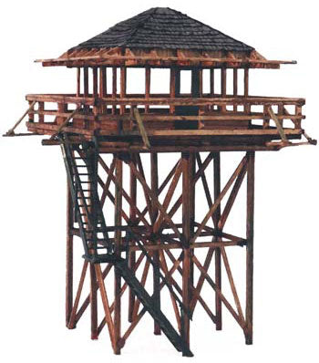 JV Models 2002 HO Scale Forest Ranger Lookout Tower Kit