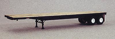 Lonestar Models 5009 HO Trailmobile 40' Flatbed Trailer Kit - Black
