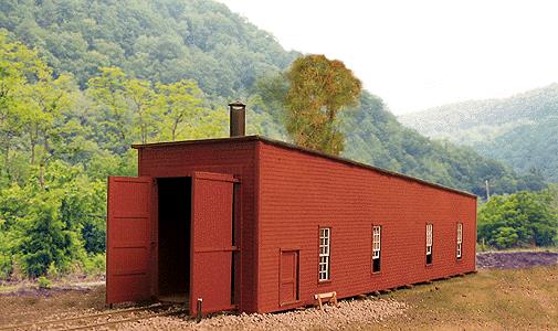 B.T.S. 27502 HO Single-Stall Switcher Shed