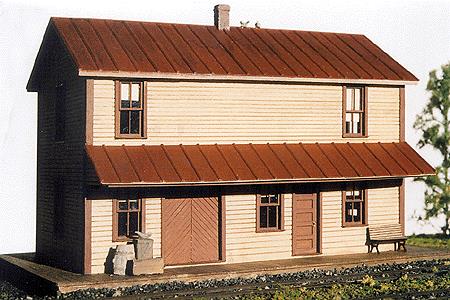 B.T.S. 27600 HO Waynesburg & Washington Narrow Gauge Structure Kit