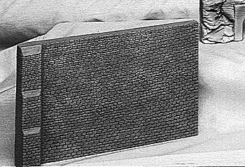 Isle Laboratories 824 HO & O Grey Cut Stone Wall Mountains