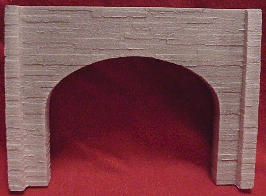 Preiser 114 HO 4-3/4 x 6" Concrete Double Track Tunnel Portal