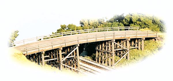 Monroe Models 9007 N Scale Country Road Bridge - Kit