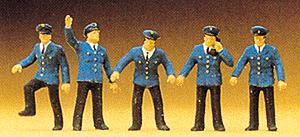 Preiser 10012 HO Signal Box Workers of the DB Figures (Set of 5)