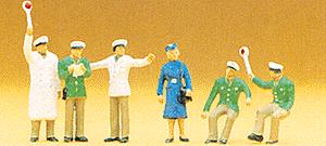Preiser 10064 HO Traffic Police Figures (Set of 6)
