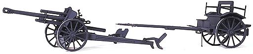 Preiser 16527 HO The German Reich 1939-45 Light Field Howitzer Plastic Kit