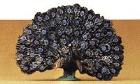 Preiser 47088 G Animals Peacock Spreading Its Tail Figure
