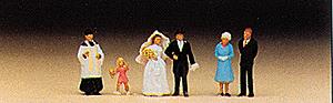 Preiser 79058 N Catholic Wedding Group Figures (Set of 6)