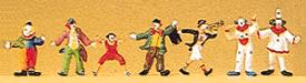 Preiser 79700 N Circus Clowns Figures (Set of 7)