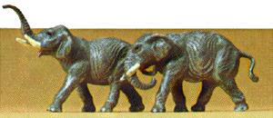 Preiser 79710 N Animals - Elephants Figures (Set of 2)