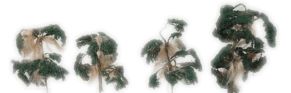 The N Scale Architect 60012 Swamp Thing Cypress pkg(6)