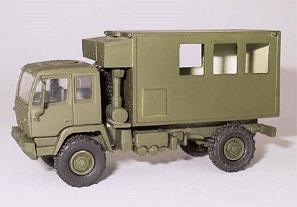 Trident Miniatures 90224 1:87 US/NATO M1079 LMTV Mobile Van Plastic Kit
