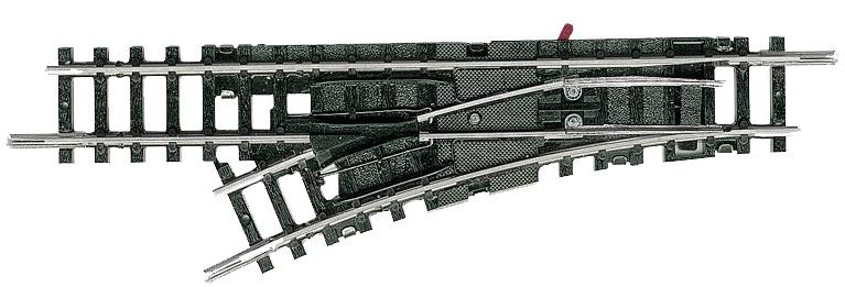Trix 14951 N Code 80 Minitrix Left Hand Manual Switch Turnout