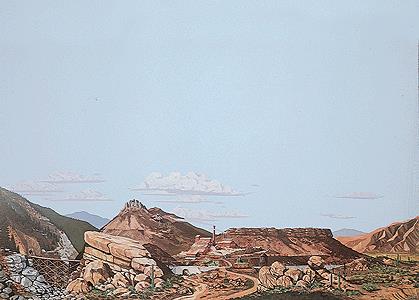 Walthers 949-703 HO Instant Horizons "Mountains to Desert" Background Scene