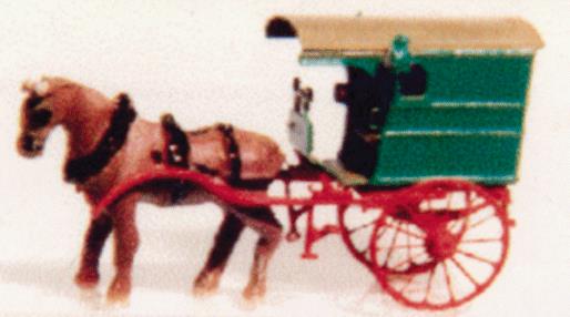 Horse-Drawn 2-Wheel Delivery Van - Kit