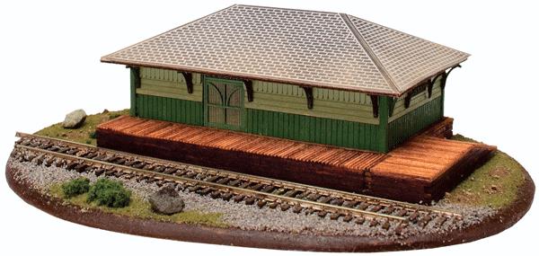 Atlas 4001015 Freight Station Laser Cut Wood Kit