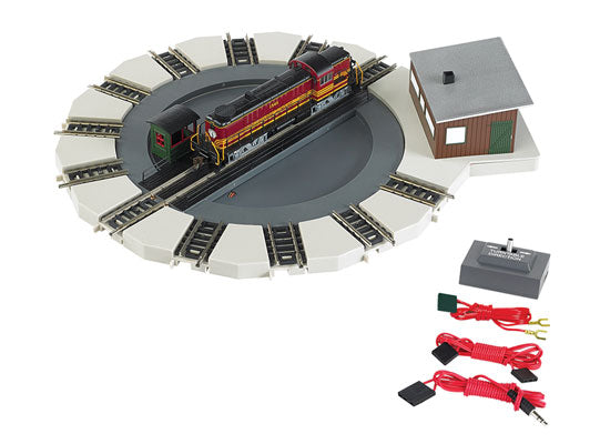 Bachmann 46799 N Nickel Silver E-Z Track Motorized Turntable