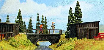 Busch 6041 Stone Pedestrian Bridge
