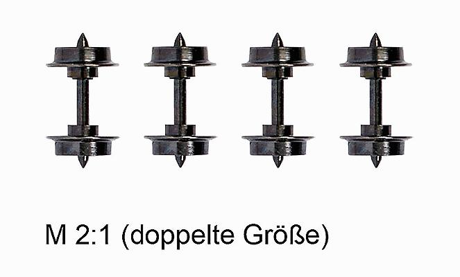 Busch 12299 Metal Wheelsets - Feldbahn