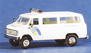 Trident Miniatures 90185 1:87 New Jersey Police Chevrolet Van Plastic Kit