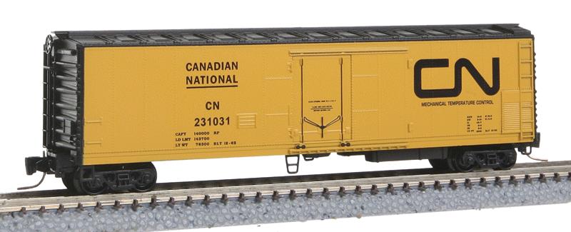Micro-Trains 54800021 Z Scale CN 51' Riveted-Side Mechanical Reefer #231031