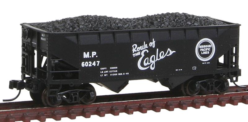 Atlas 50001647 2 Bay Offset Side Hopper Missouri Pacific 60247