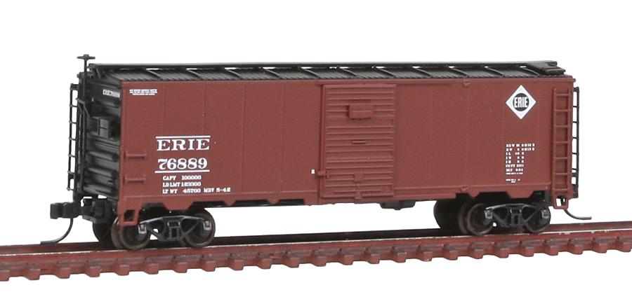 Atlas 50001553 N Scale Erie 1932 ARA 40' Steel Boxcars (12)