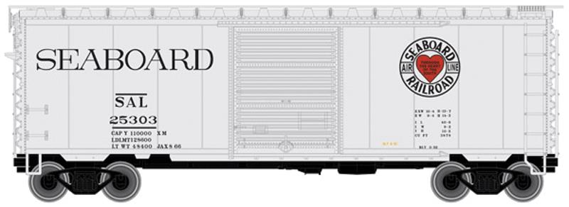 Atlas 50001325 SAL 40' PS-1 Boxcar w/8' Door & 12 Stiffener Roof - Ready to Run