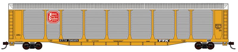 Con-Cor 14747 Tri-Level Auto Rack - Ready to Run