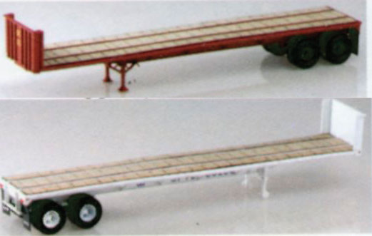 Lonestar Models 5021 1:87 HO Trailmobile 40' Flatbed Trailer Kit