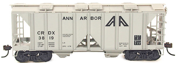 Bowser 56962 70-Ton 2-Bay Open-Side Covered Hopper Kit