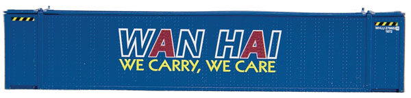 Con-Cor 0004-048021 N Wan Hai Set 48' Container #1 (Pack of 2)