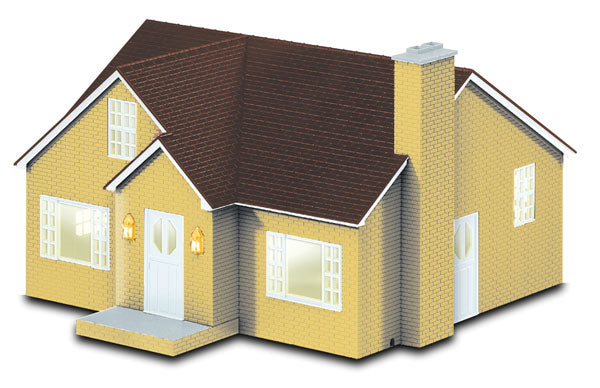 Lionel 6-82008 Bungalow House w/Interior Lights - Plug-N-Play