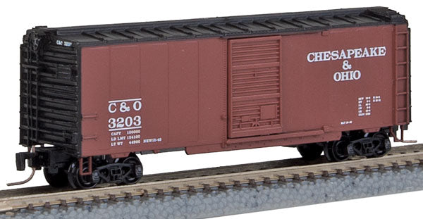 MicroTrains 50000761 Z chesapeake & Ohio 40' Standard Boxcar
