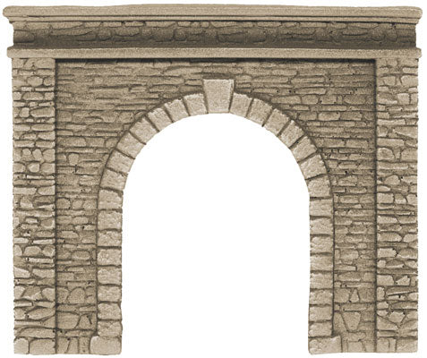 Noch 58061 HO Natural-Stone Tunnel Portal Single-Track 15 x 12.5cm