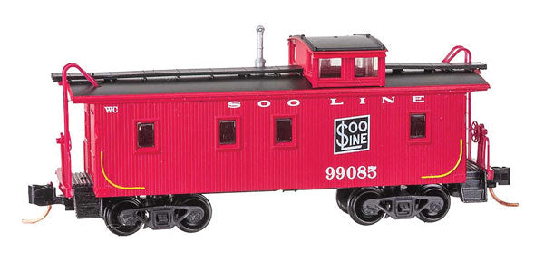 Micro-Trains 05100070 N SOO Line 34' Wood Sheathed Caboose #99085