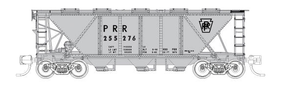 Fox Valley Models 90508 N Pennsylvania RTR H30 3-Bay Covered Hopper Car #255281