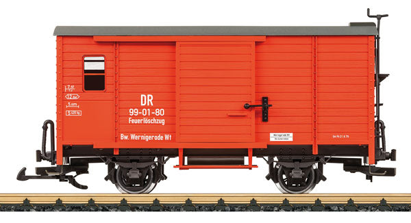 LGB 46357 G German State Railroad DRG Firefighting Boxcar