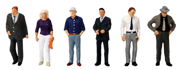 Preiser 1010585 HO Car Salesman & Shopper Figures (Set of 6)