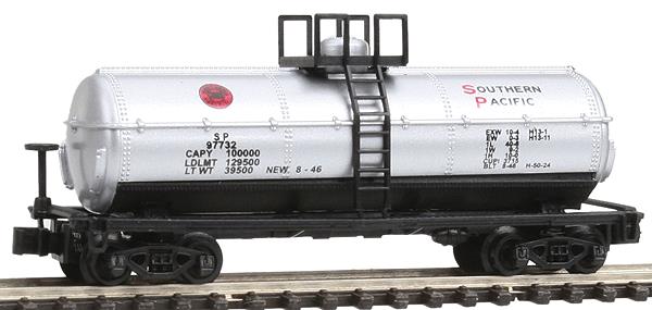 Model Power 490-83753 40' Chemical Tank Car Southern Pacific (Silver)