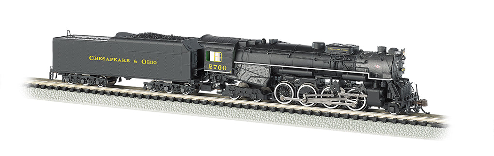 Bachmann 50954 N Chesapeake & Ohio 2-8-4 Berkshire Tender w/Sound & DCC #2760