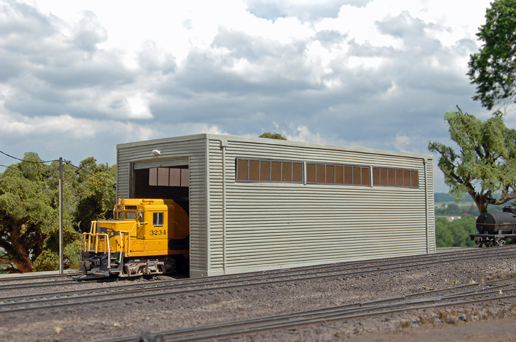 Bachmann 35115 HO Scene Scapes Assembled Single Stall Shed – Trainz