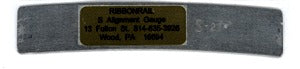 Ribbonrail 827 S 5" Track Alignment Gauge - Curved 27" Radius