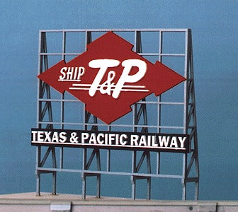Blair Line 1531 N Texas & Pacific Laser-cut Rooftop Billboard Sign