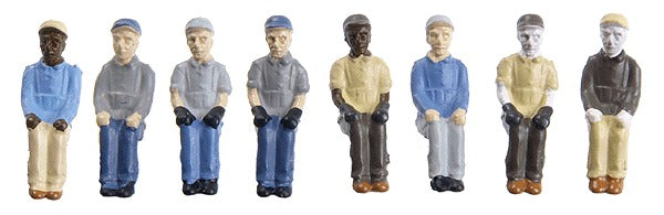 Broadway Limited 1008 HO Engineer & Fireman Styles A-H Figures (Set of 8)