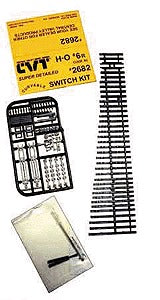 Central Valley Models 2682-6R HO CVT Curvable Switch Kit #6